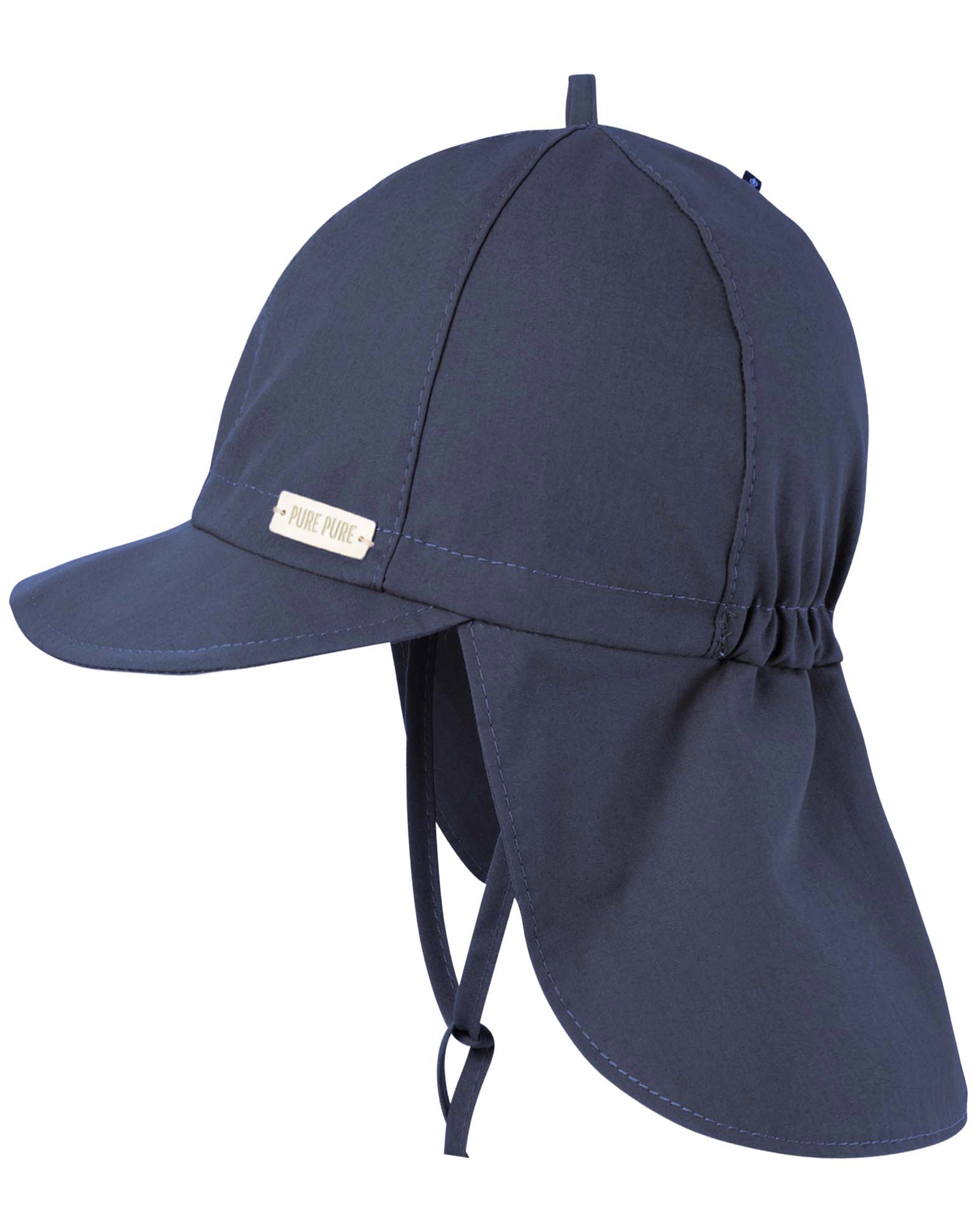 Schirmmütze YUKI mit Nackenschutz in indigo