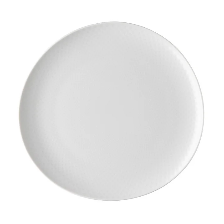 Rosenthal - Junto Teller Ø 27 cm flach, weiss (Relief Ober- und Unterseite)