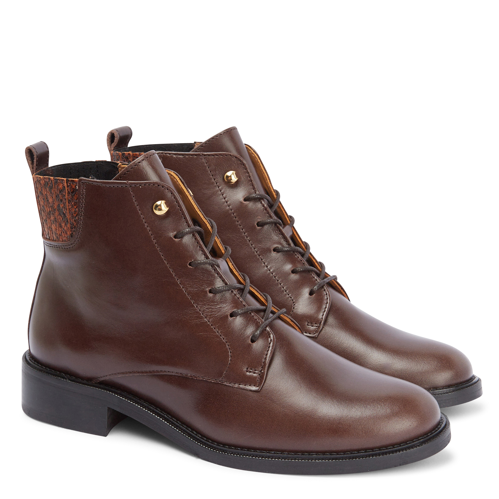 CANDIDE DESERT - Bottines en cuir | Marron