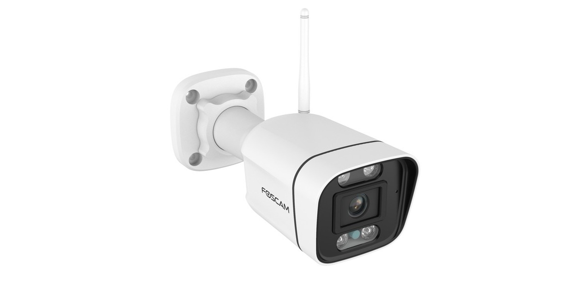 FoscamV8P, 4K/8MP dual-band WiFi beveiligingscamera  (Wit, met geluid- en lichtalarm)