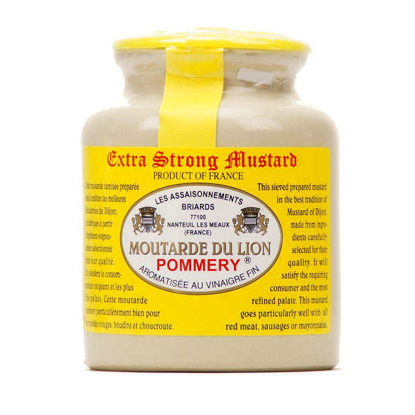 Moutarde du Lion extra forte au vinaigre Pommery