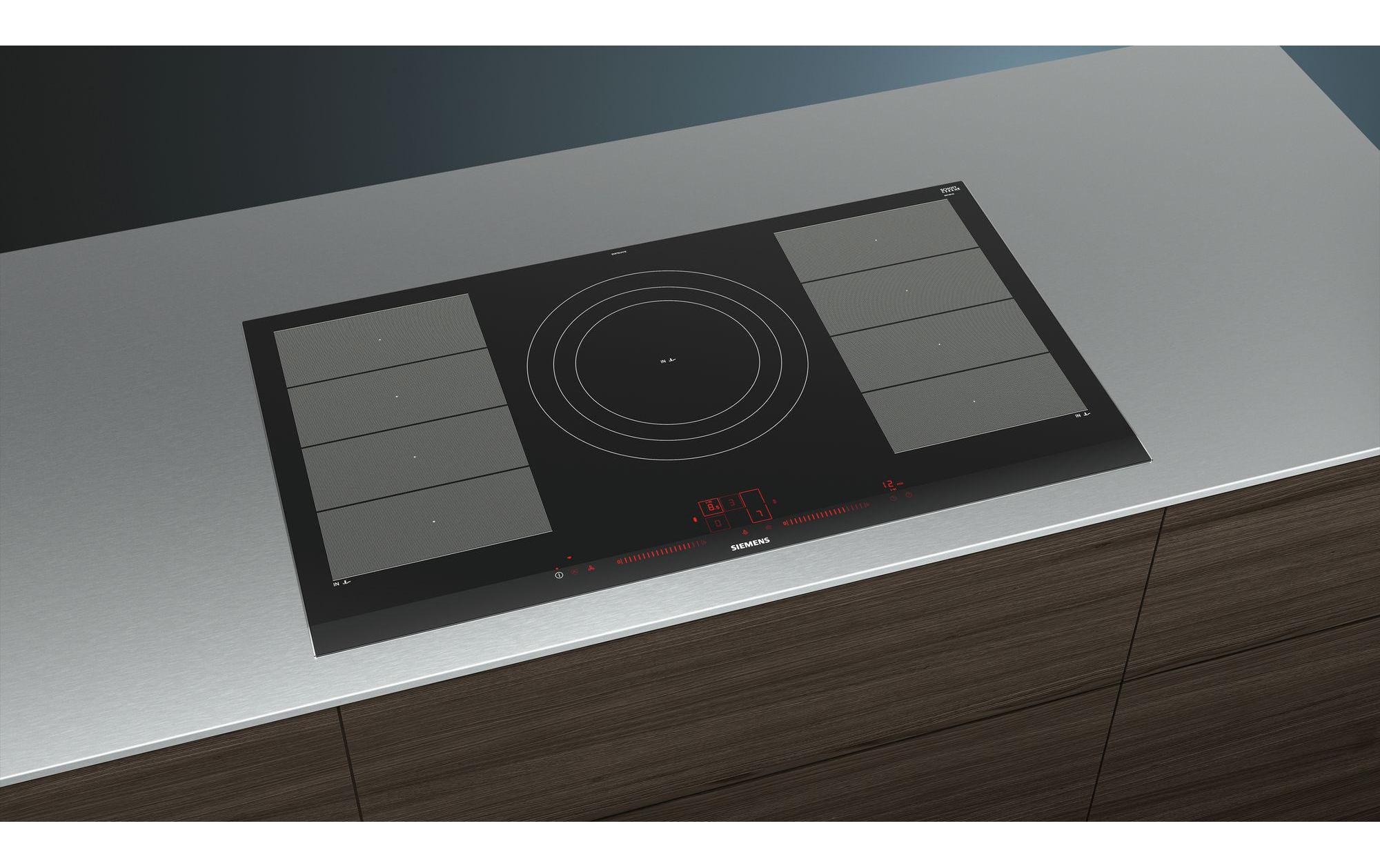 Induktionskochfeld EX975LVV1E Facetten-Design<br>Induktions-Kochfeld im Facetten-Design mit 9 Kochzonen