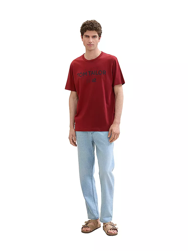 TOM TAILOR T-Shirt  dunkelrot