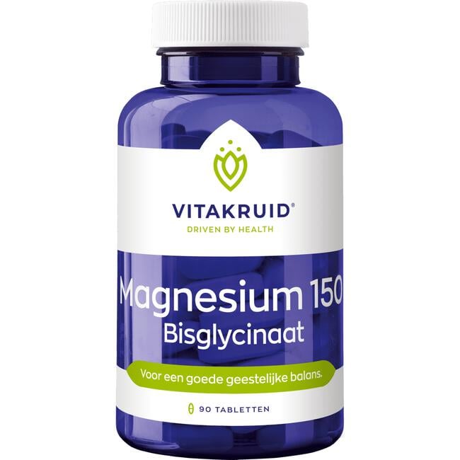 Vitakruid Magnesium 150 Bisglycinaat - 90 tabletten