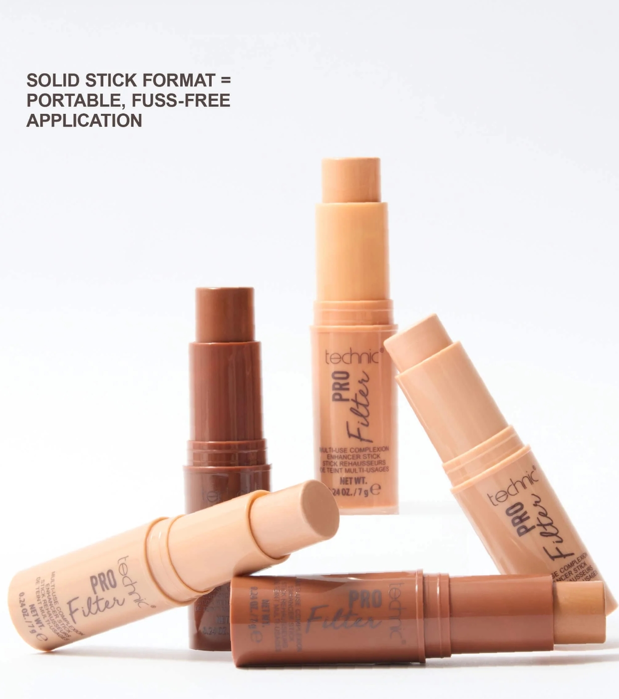 Technic Cosmetics - Bastão Iluminador Multiuso Pro Filter - Medium Cool