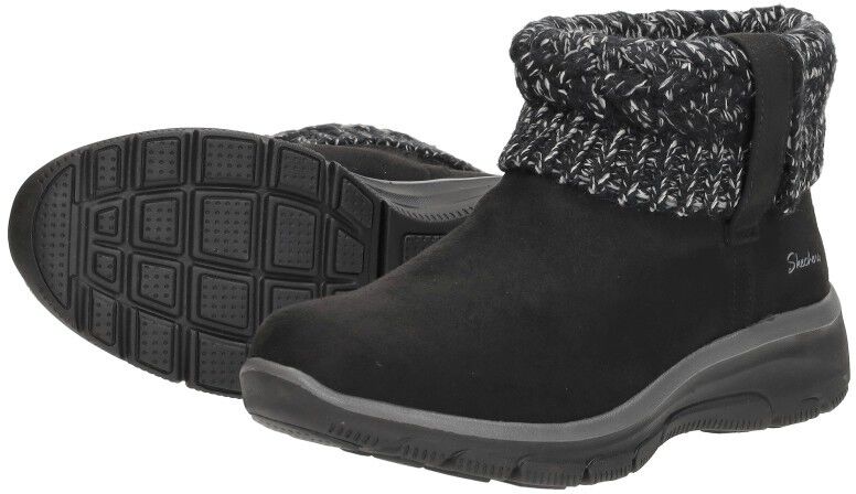 Skechers Enkellaarsjes Plat zwart