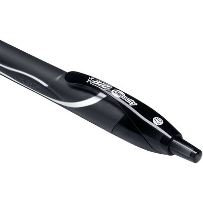 Bic Gelocity QuickDry - Pack de 12 rollers - 0,7 mm - noir