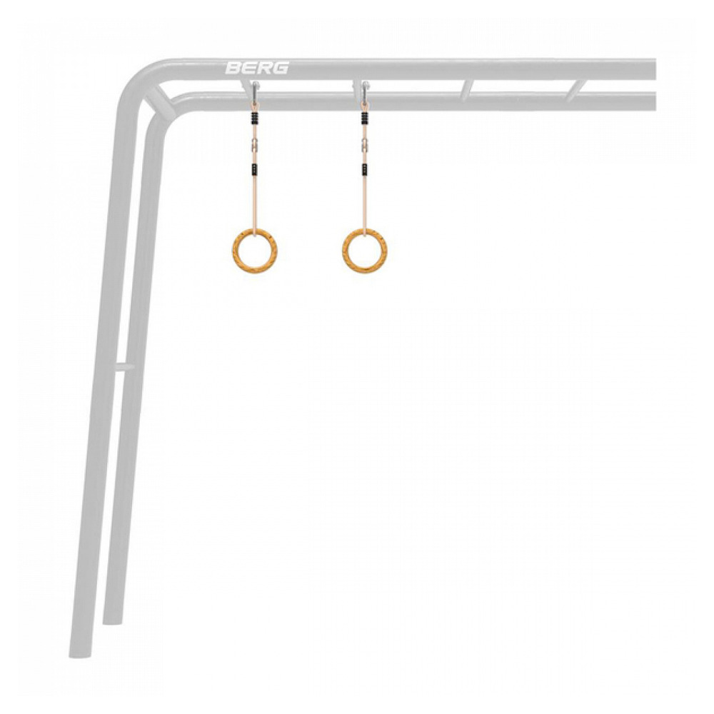 Playbase anneaux de gymnastique en bois