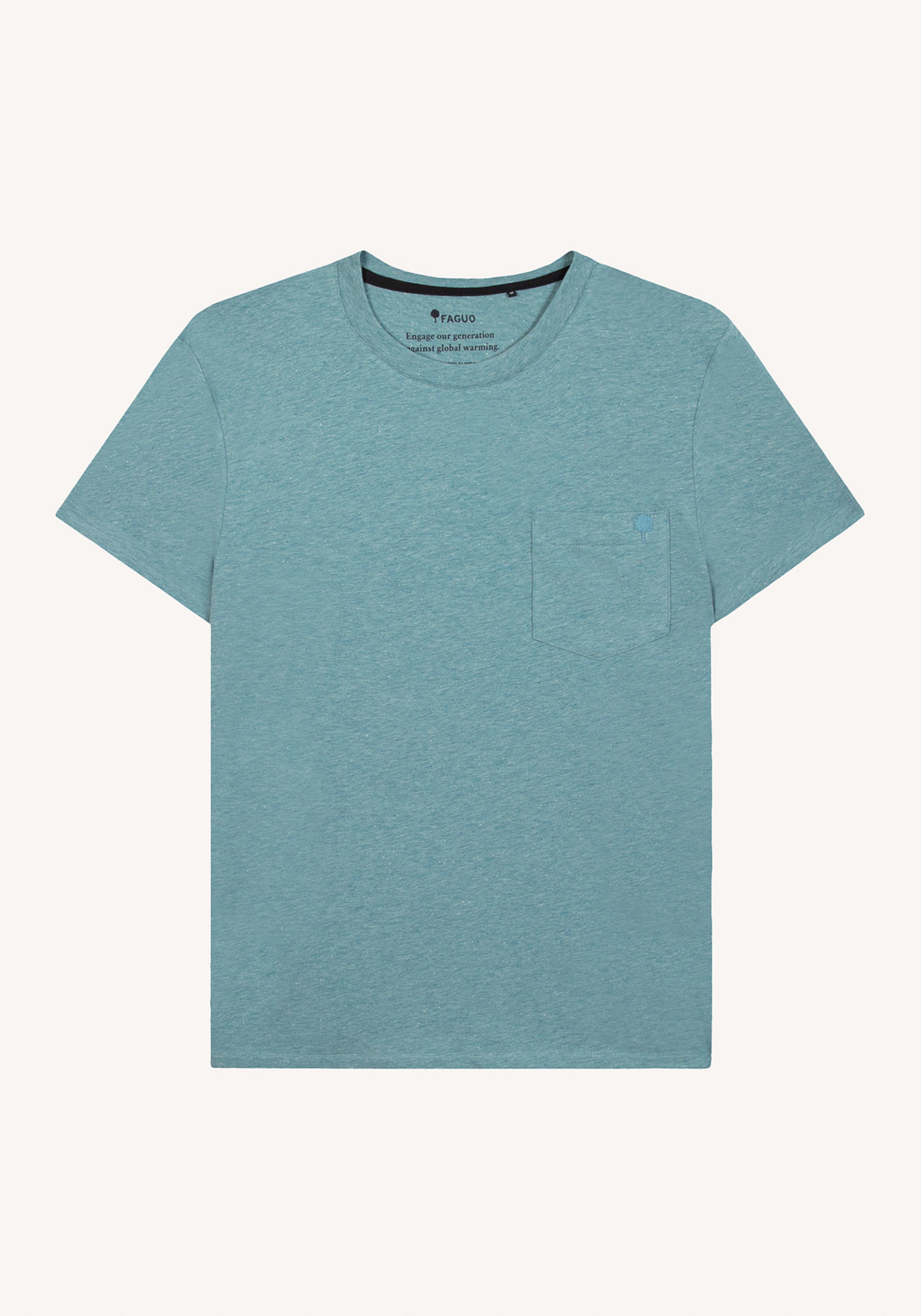 Faguo T-Shirt Olonne Knit Smoky Blue