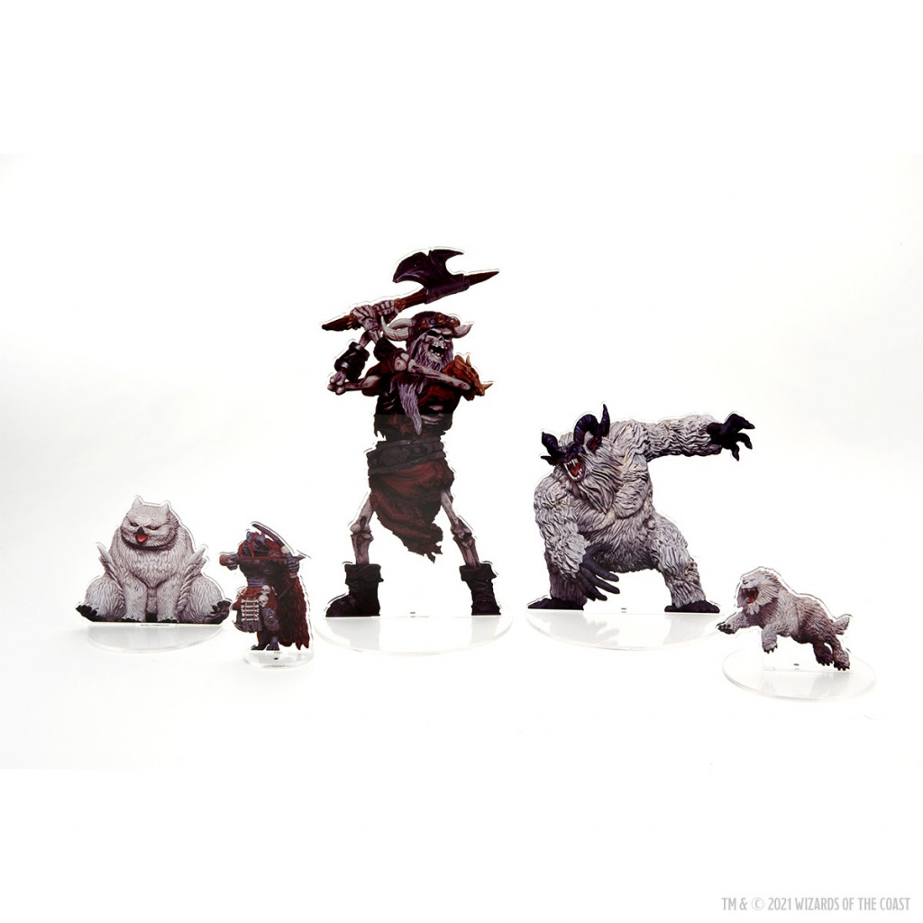 D&D - Icewind Dale: Rime of the Frostmaiden 2D Minis - Frost Giant Skeleton