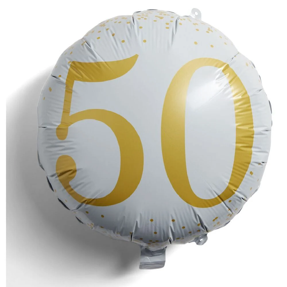 Ballon alu 50 ans Ø46cm
