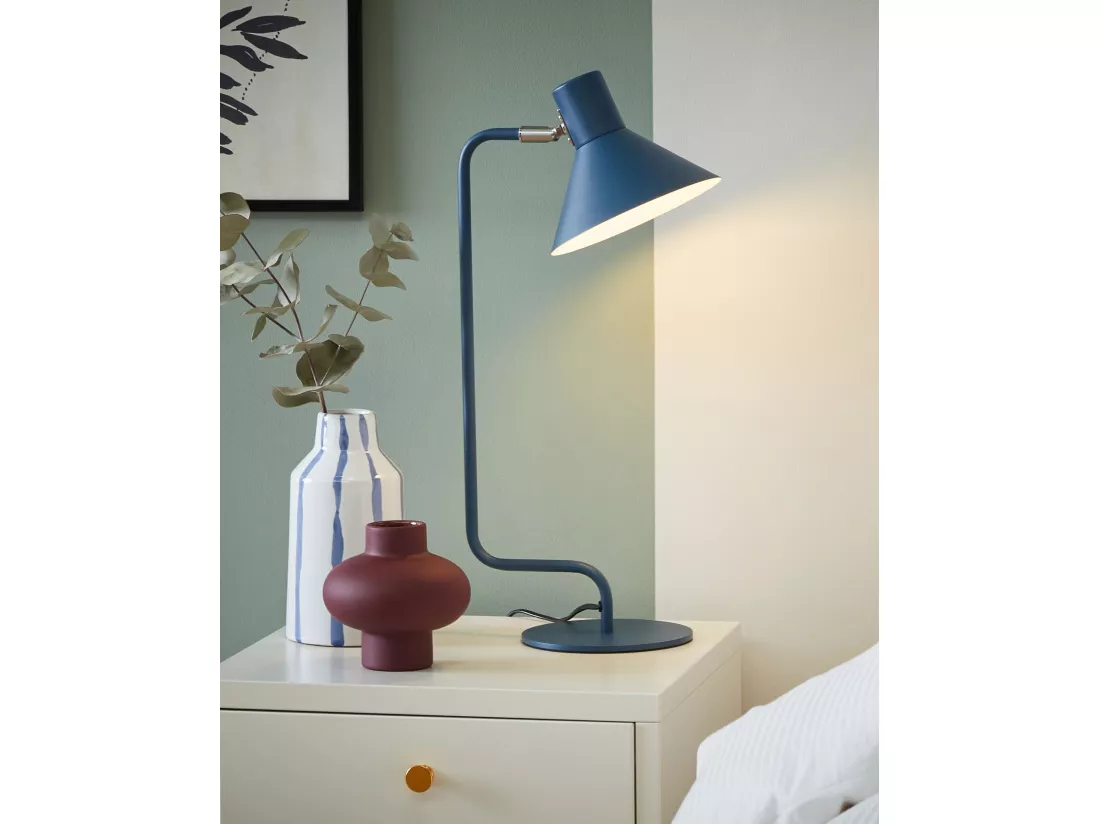 Lampe de bureau RIMAVA Réglable Métal Bleu