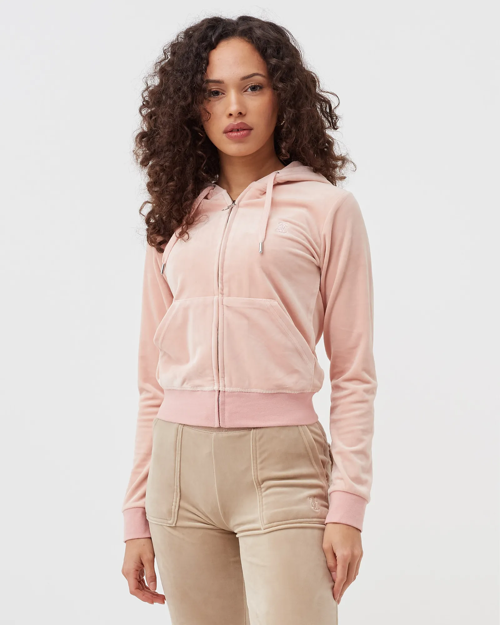 Juicy Couture Classic Velour Robertson Zip Hoodie