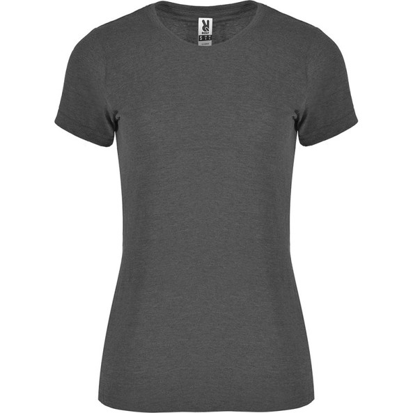 Roly R6661 - FOX WOMAN T-shirt Femme Manches Courtes Effet Chinée