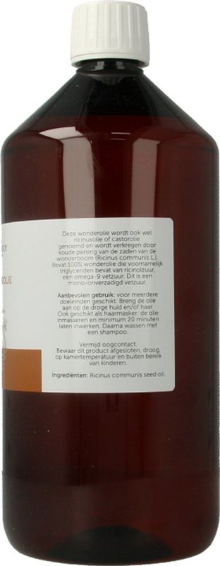 Jacob Hooy - Wonderolie - 1 Liter - 100% Wonderolie