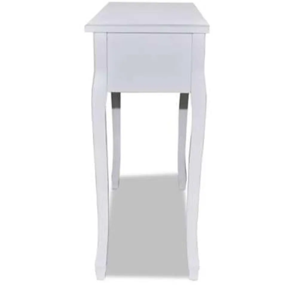 vidaXL - Kaptafel - Wit - Hout