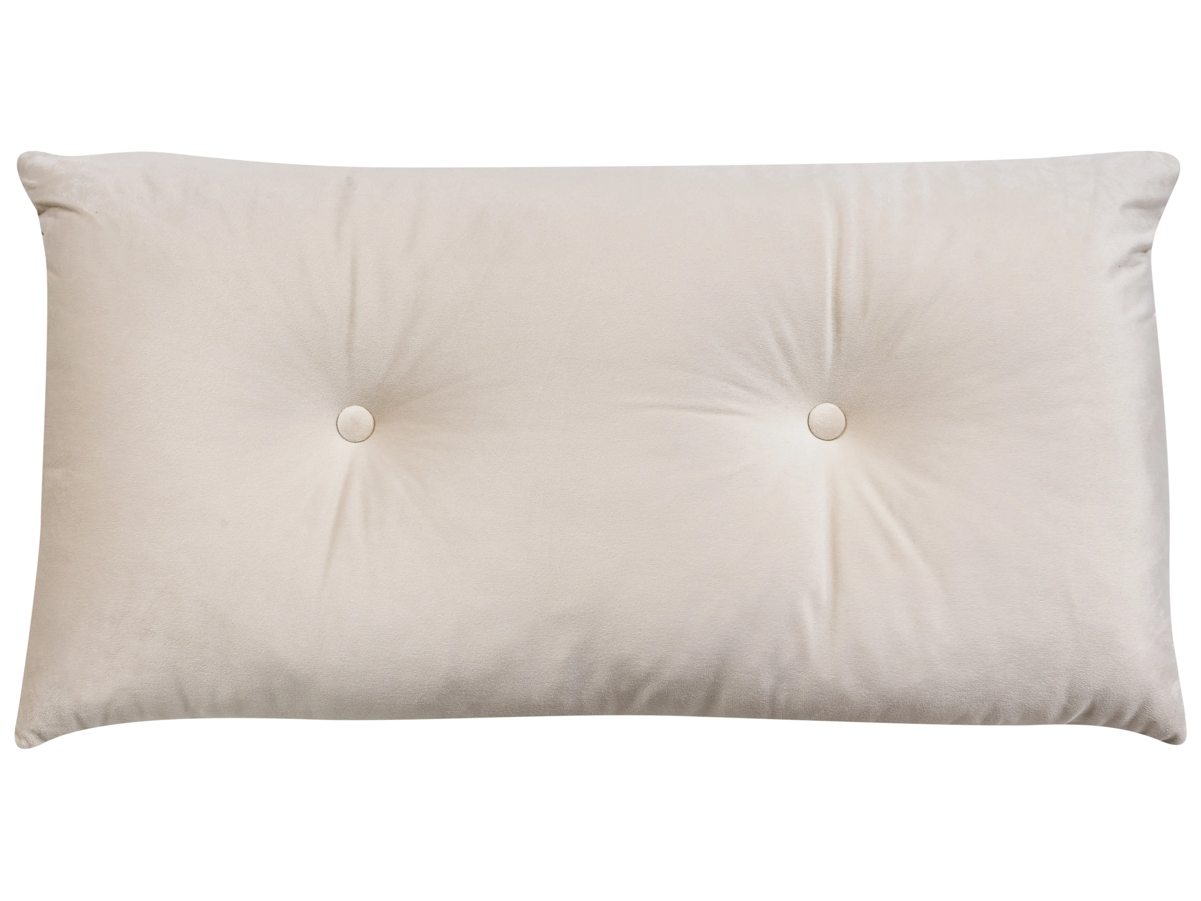 Eenpersoons slaapbank VESTFOLD Fluweel Beige