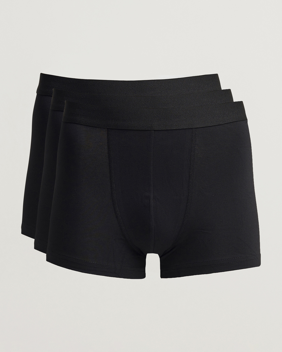Bread & Boxers 3-Pack Boxer Brief Black