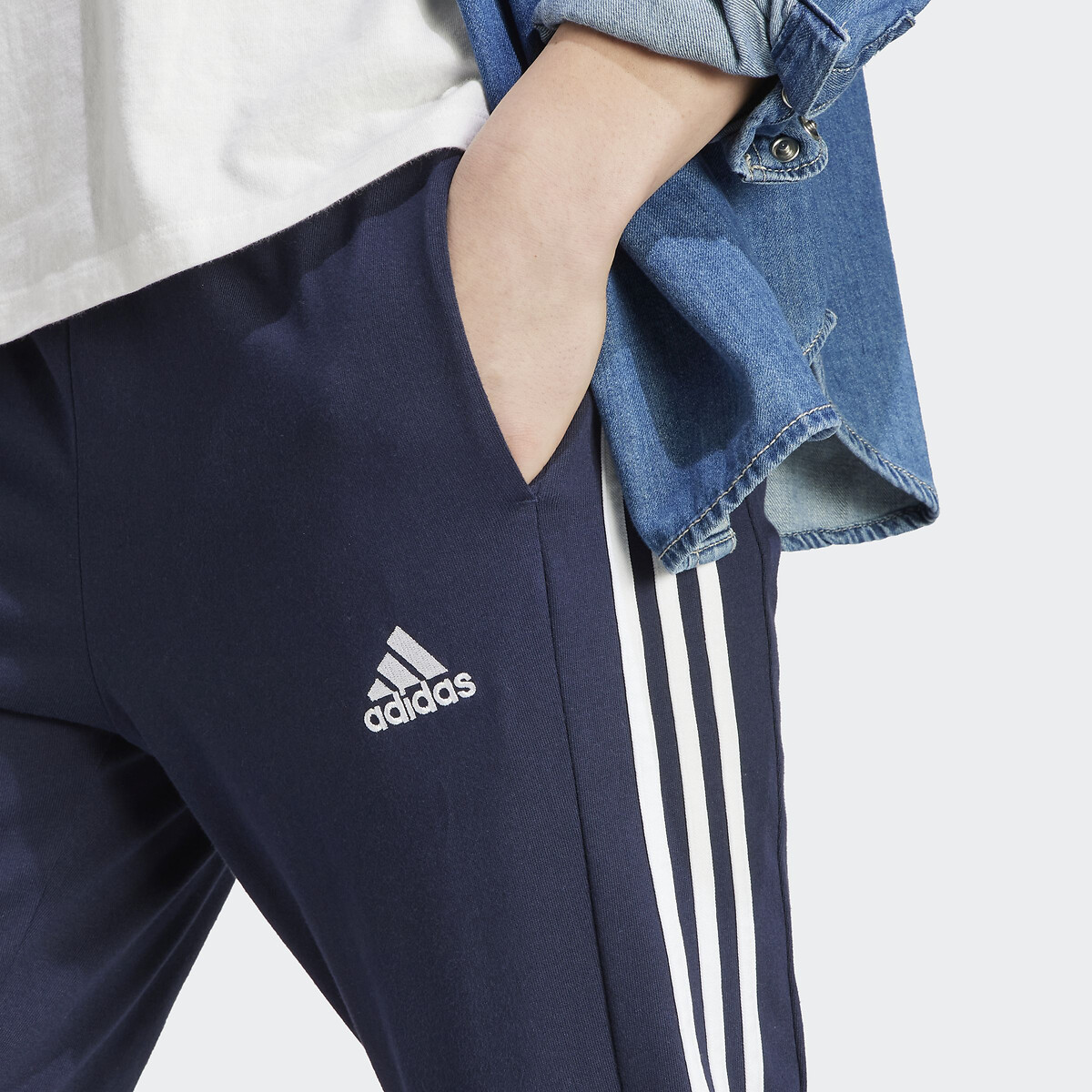 ADIDAS ROUPAS ESPORTIVAS<br>Calça de corrida justa em malha simples