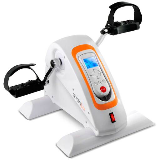 Exercitador de pernas elétrico com pedal, aparelho de ginástica passivo, controle remoto Gridinlux