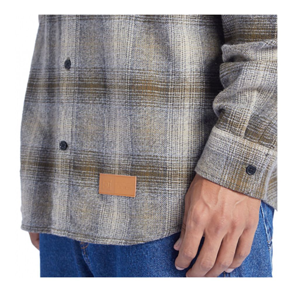 DC Shoes MARSHAL FLANNEL - Chemise Homme capers/plaza toupe
