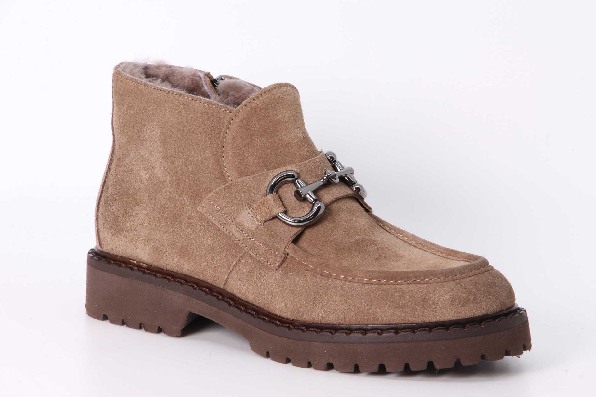 Laura Bellariva High-Loafer warm sesam