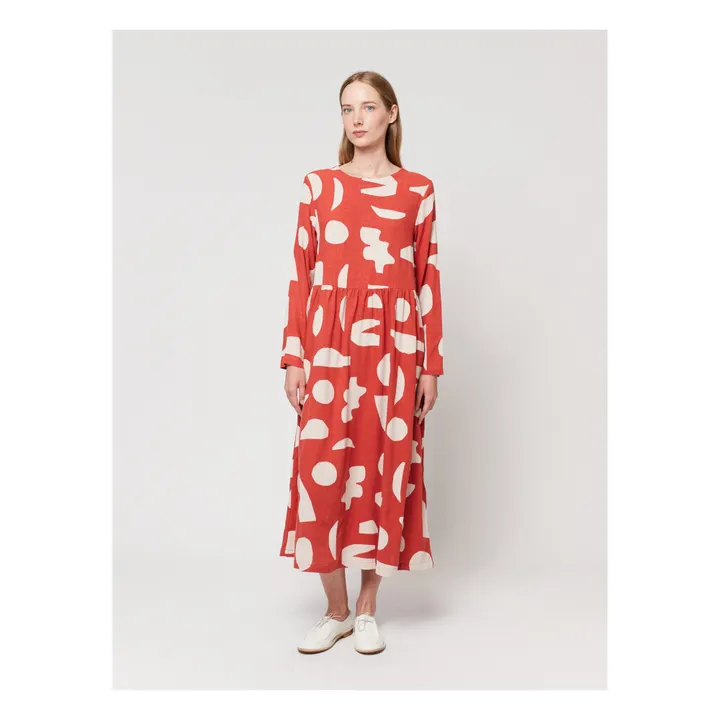 Bobo Choses Robe Summer Landscape - Collection Femme | Rouge brique