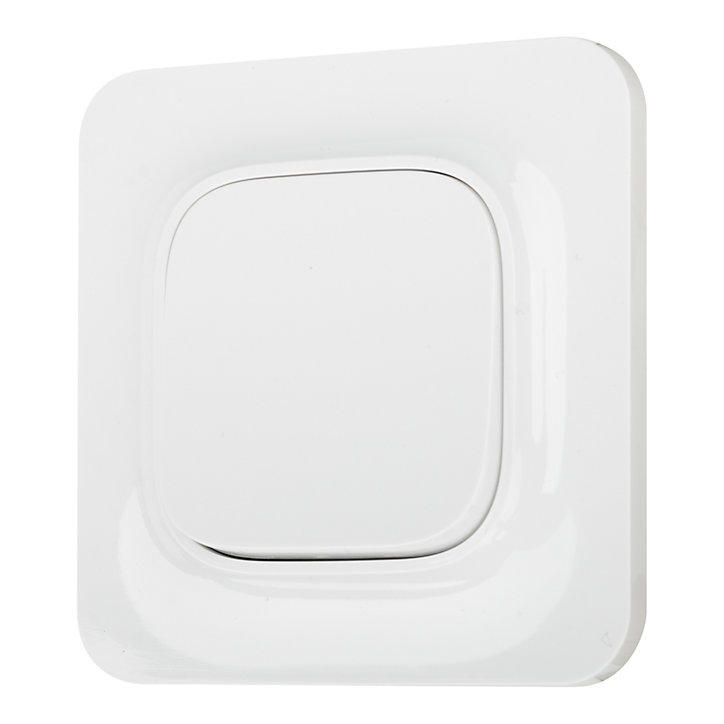 Interrupteur Jacobsen Kennet blanc complet, lot de 5