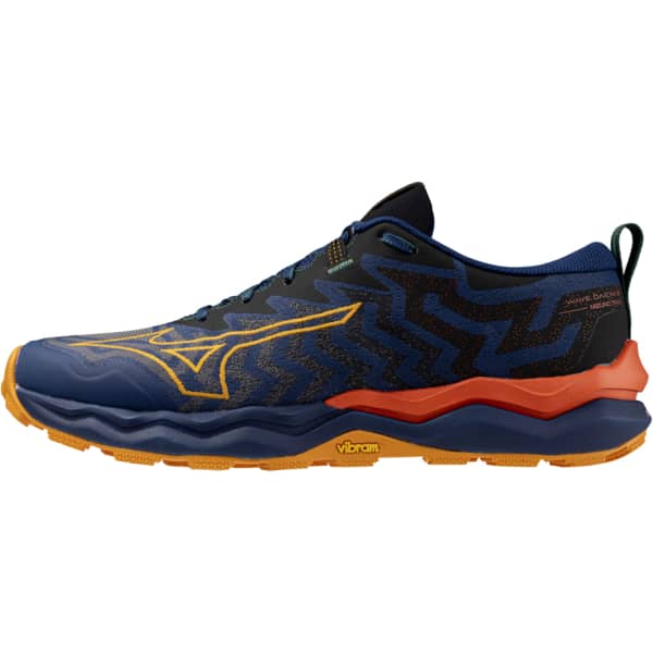 Chaussure trail MIZUNO WAVE DAICHI 8 ESTATE BLUE/APRICOT/SPICY ORANGE