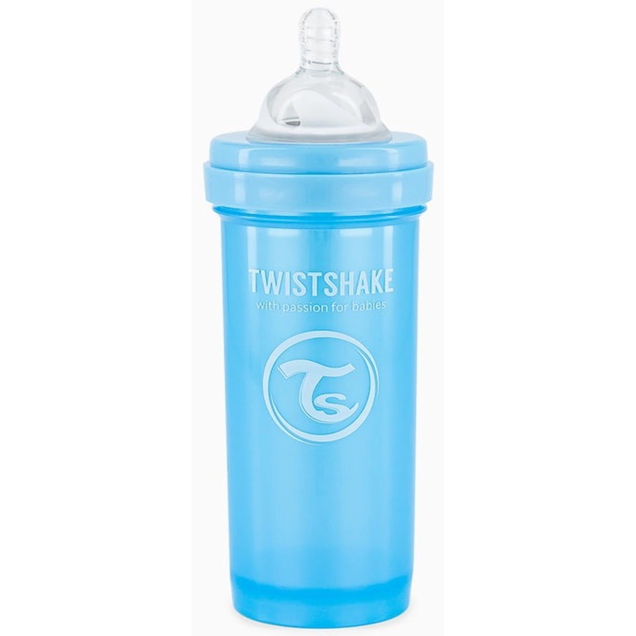 Twistshake Babyflasche Anti-Kolik ab 0 Monate 260 ml, Pearl Blue