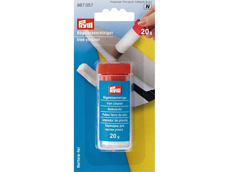 Prym Reinigungsmittel Bügeleisen 20 g Reinigungsstift zur Reinigung von Bügeleisensohlen