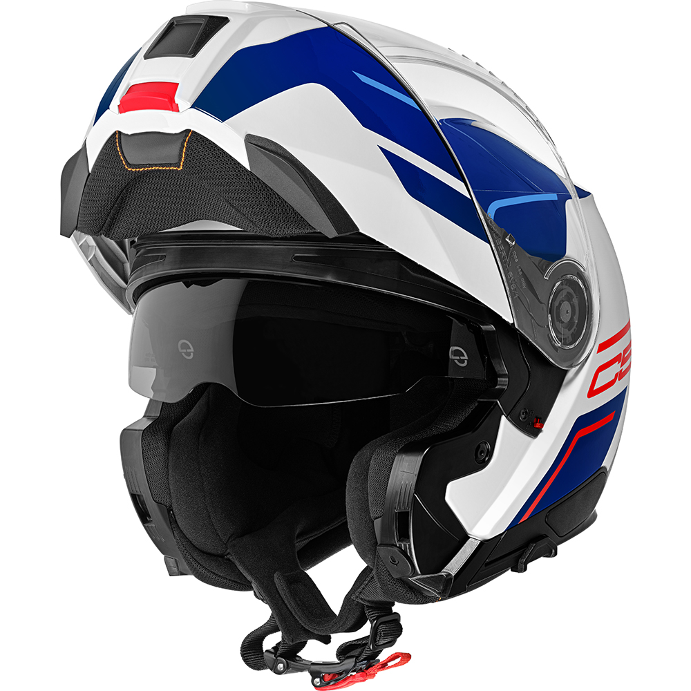 Schuberth - Casque C5 Master Blanc / Bleu / Rouge