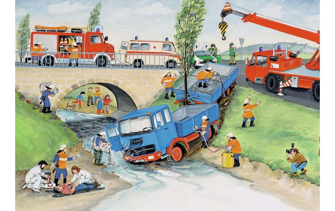 Ravensburger Puzzle »Bei der Feuerwehr«