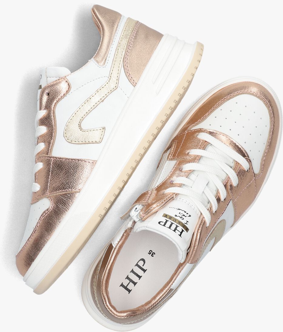 HIP ros&eacute;gouden hip lage sneakers h1115