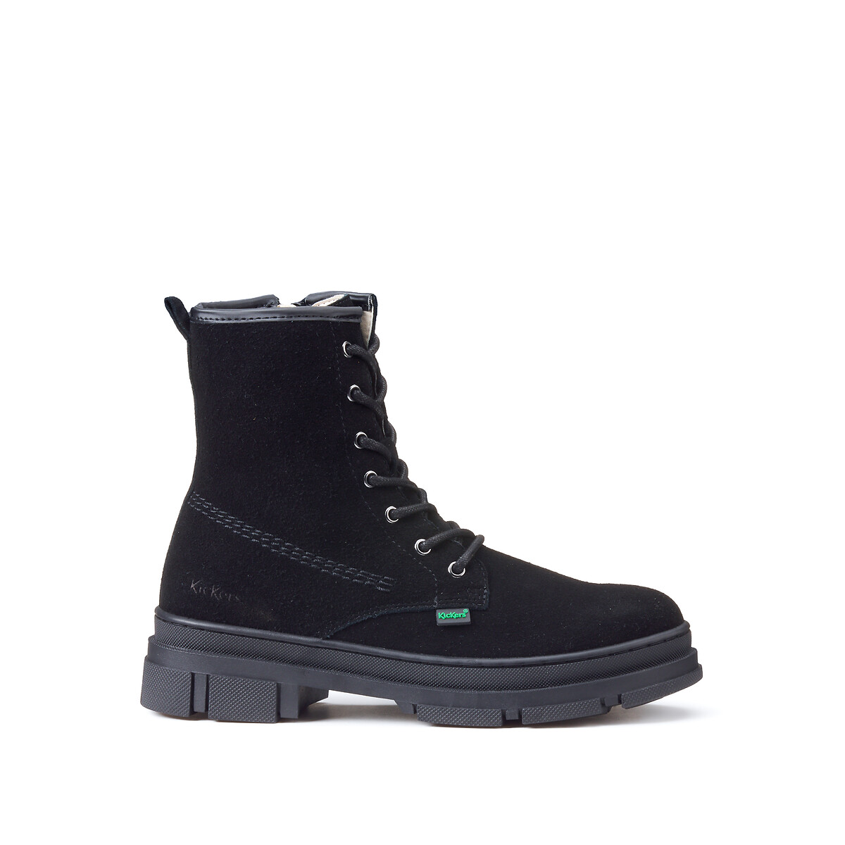 KICKERS<br>Botas de couro com cadarço Kick Goji