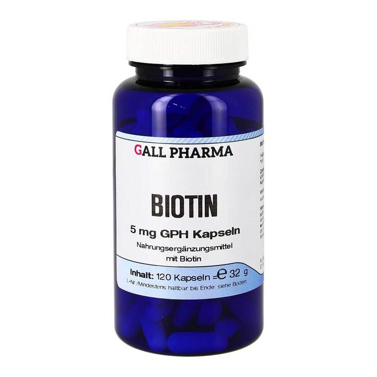 Biotin 5 mg GPH Kapseln, 120 St