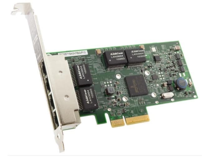 Broadcom Netzwerkkarte BCM5719-4P PCI-Express x4 Leistungsstarke, funktionsreiche NetXtreme Quad-Port 1G PCIe Ethernet NIC