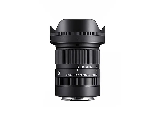 Sigma Contemporary - Zoomobjektiv - 18 mm - 50 mm - f/2.8 DC DN - Sony E-mount - for Sony Cinema Line; a VLOGCAM; a1; a1 II; a6700; a7 IV; a7C; a7C II; a7CR; a7R V; a9 III