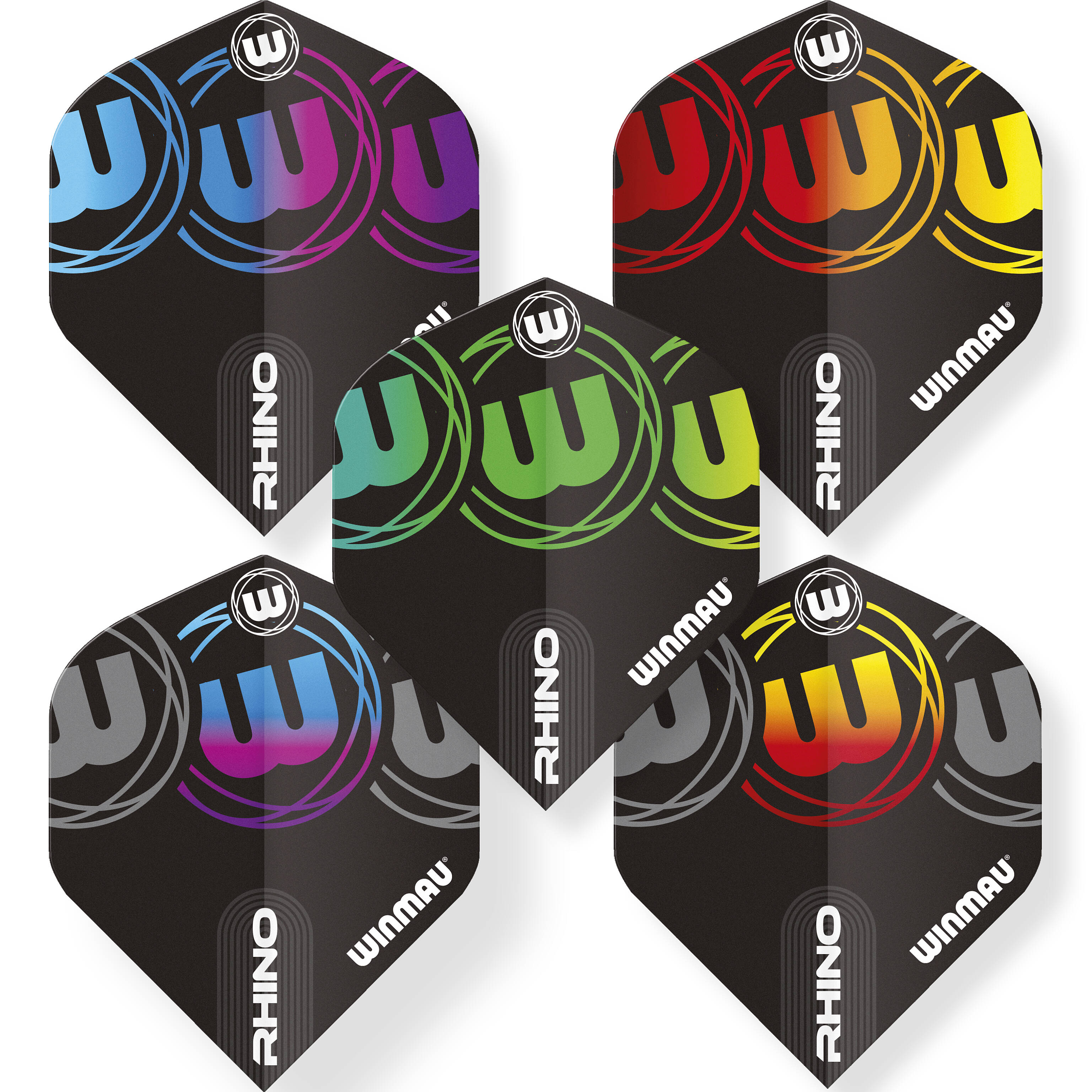 Winmau - Rhino Triple Logo Flight Collection