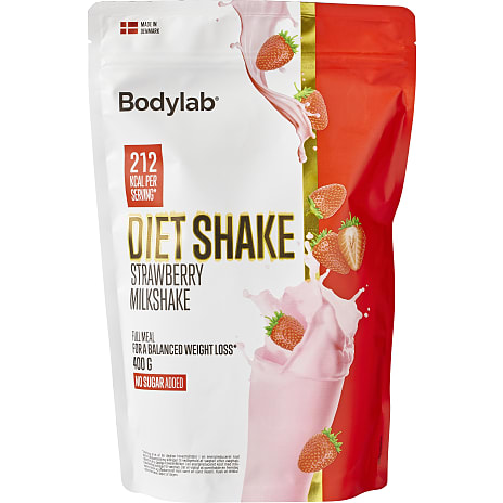 Måltidserstatningsshake m. jordbær