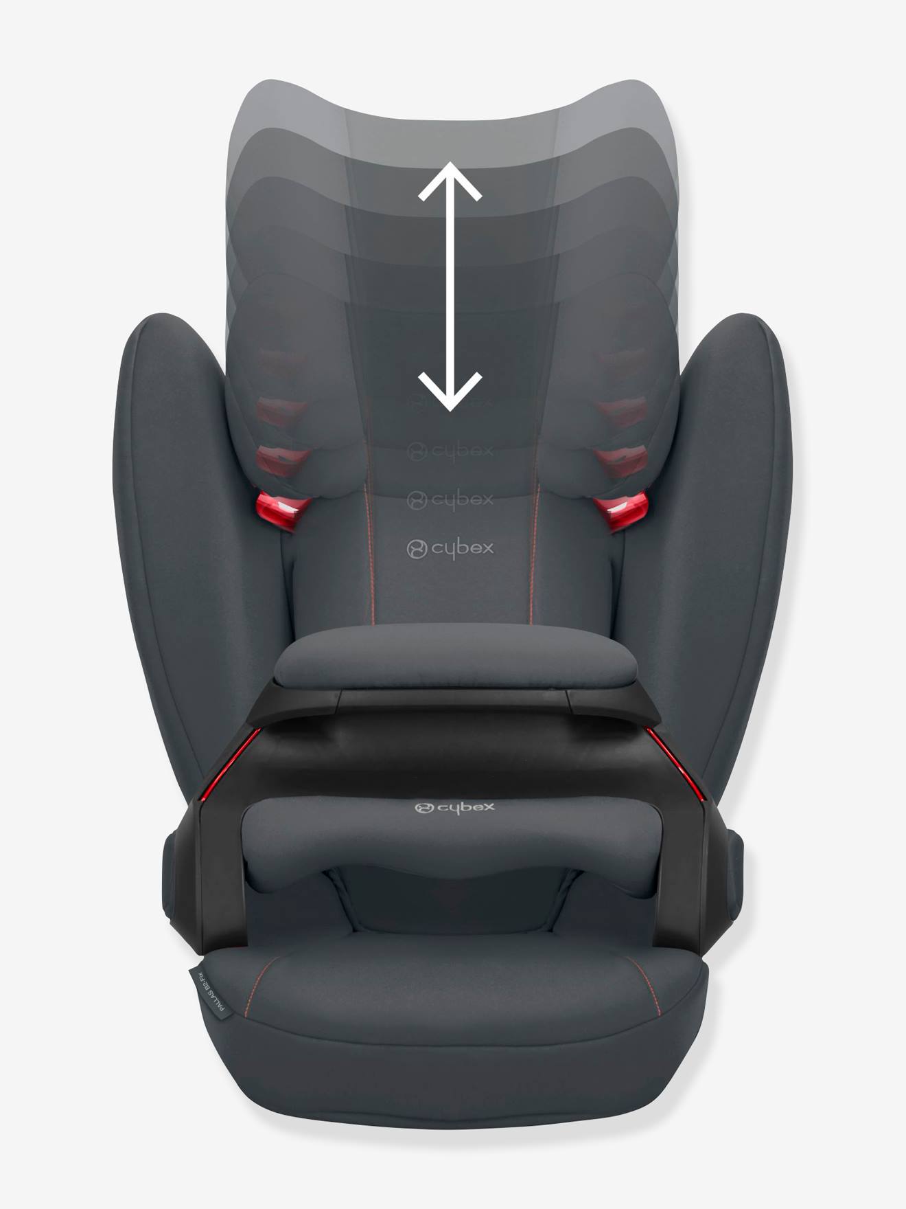 Cadeira auto conversível CYBEX Silver Pallas B2-Fix Isofix Grupo 1/2/3, preta