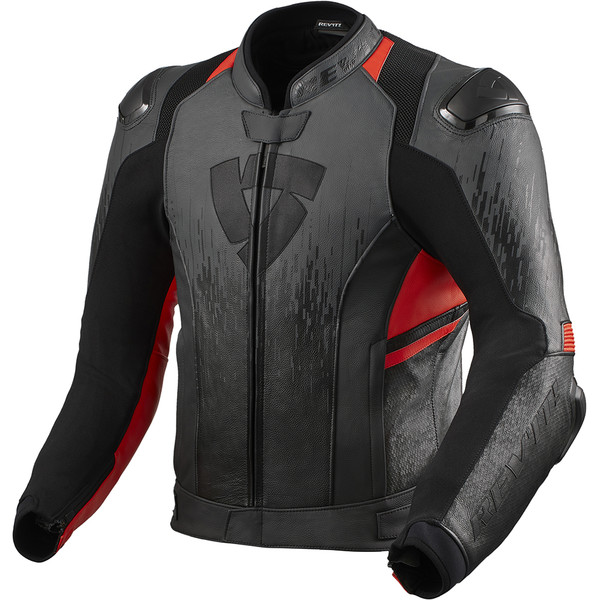 Rev'it - Blouson Quantum 2 Noir / Anthracite / Rouge