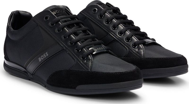 BOSS Saturn_Lowp_MX A, gymschoenen voor heren, Zwart 1, 43 EU