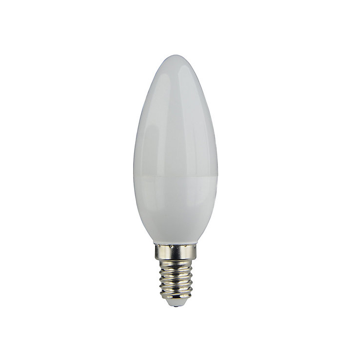 Lot 3 ampoules LED flamme E14 250lm 2.2W = 25W Ø3.5cm Diall blanc neutre