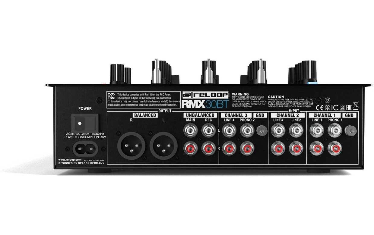 DJ-Mixer RMX-30 BT<br>3-Kanal Bluetooth DJ-Mixer