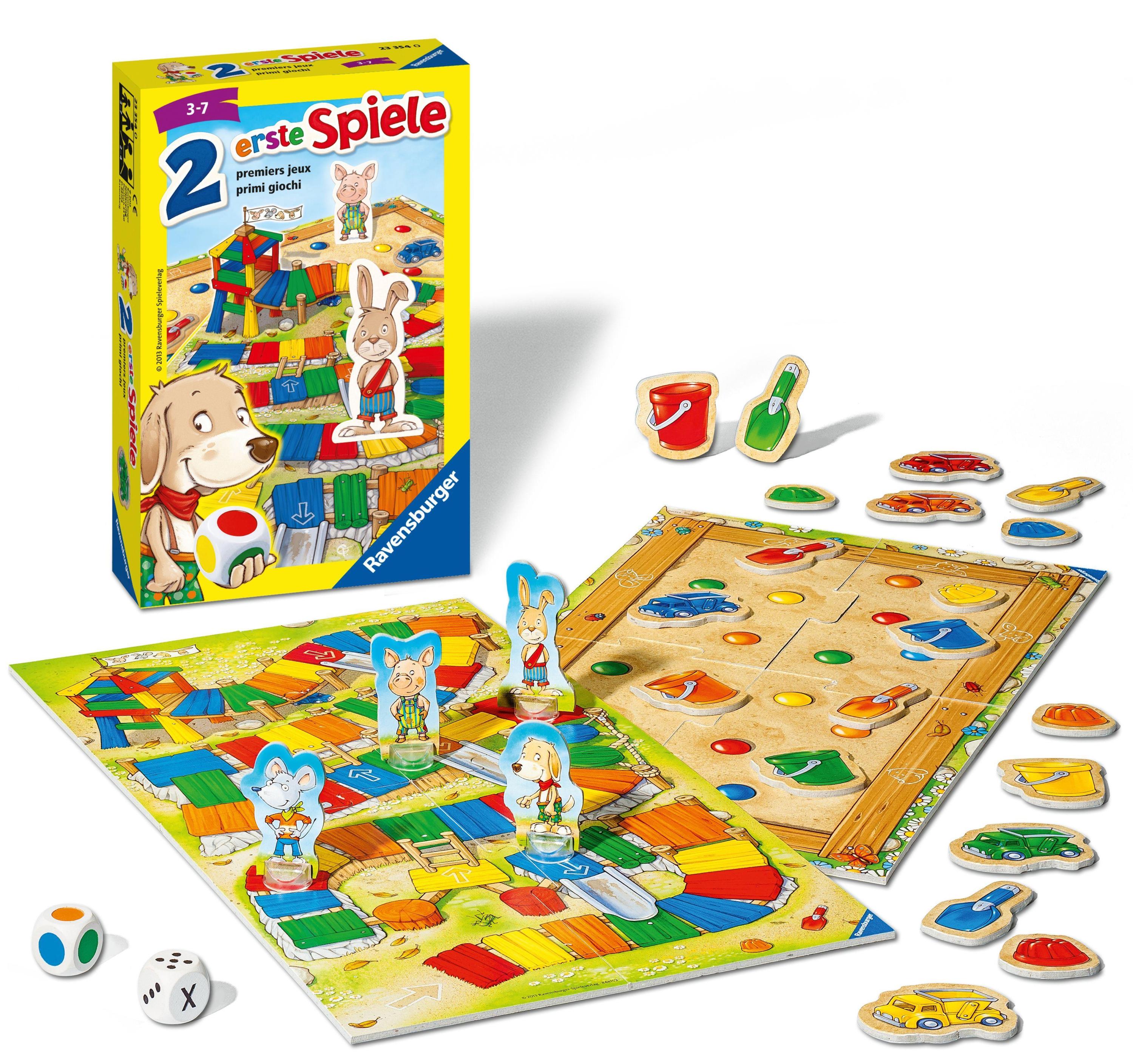 Mitbringspiel -  Zwei erste Spiele