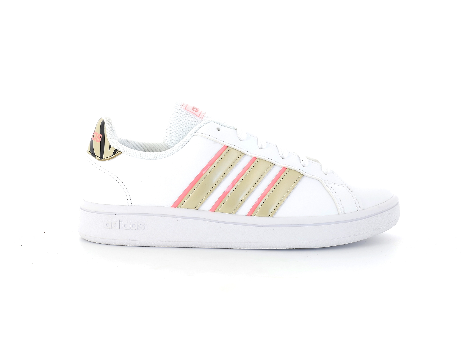 Adidas-GW1067 Synthétique Blanc Beige