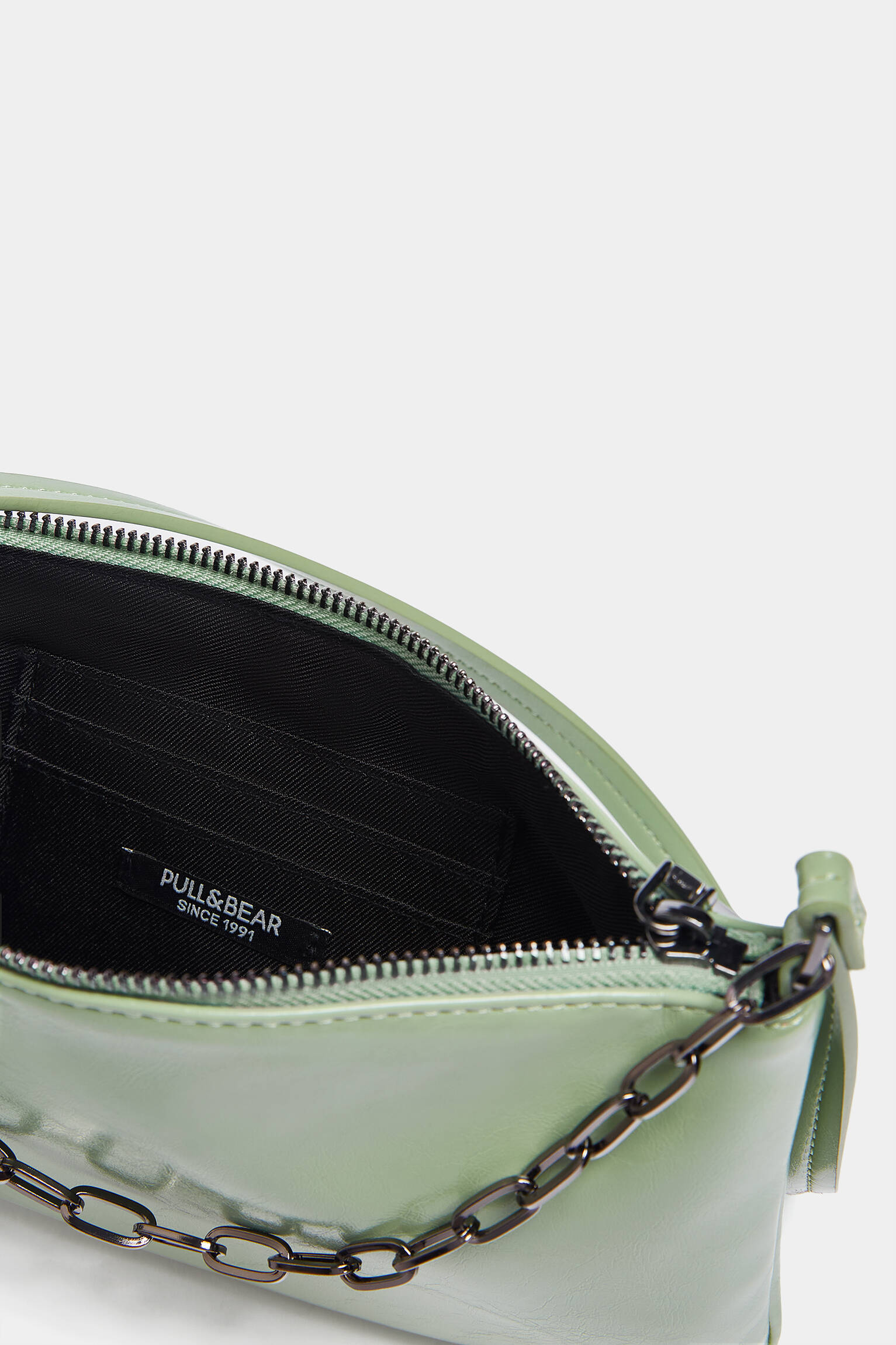 Bolsa de ombro com corrente - Verde