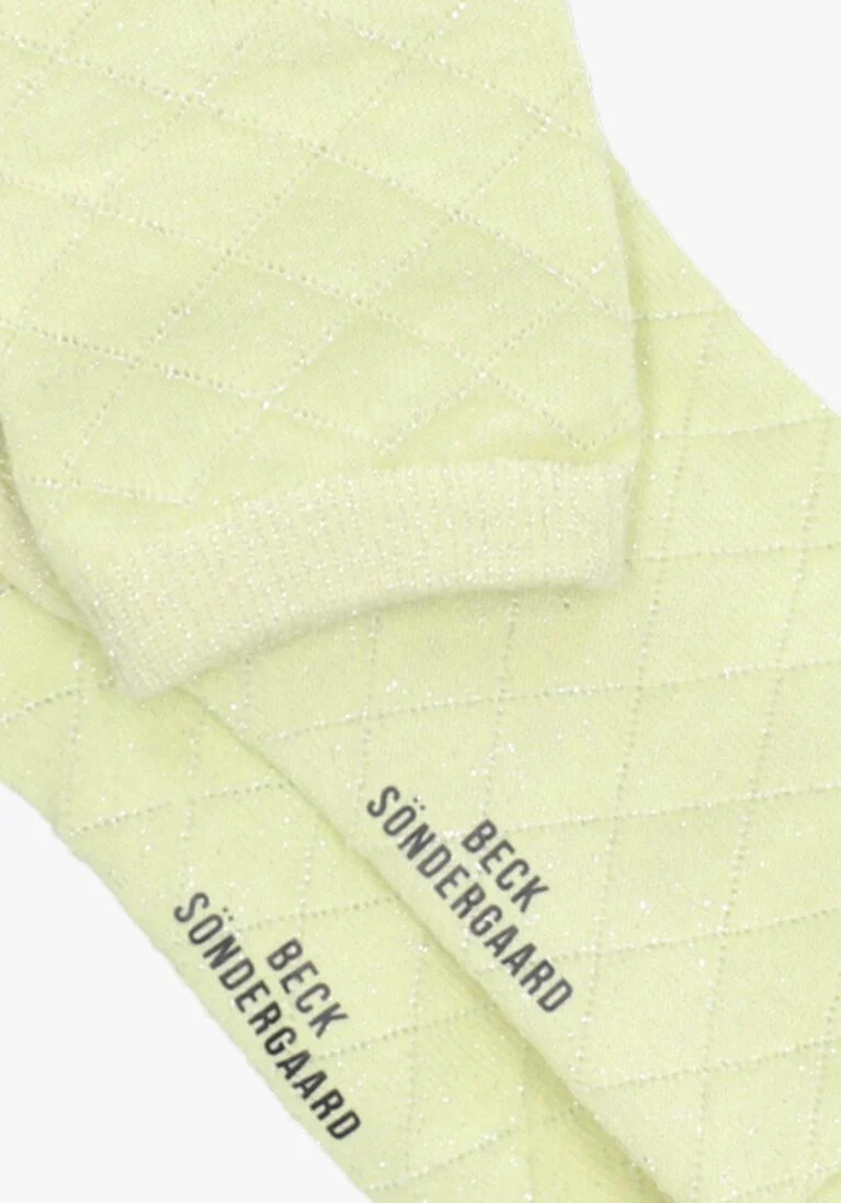 BECKSONDERGAARD gele becksondergaard sokken square dalea sock