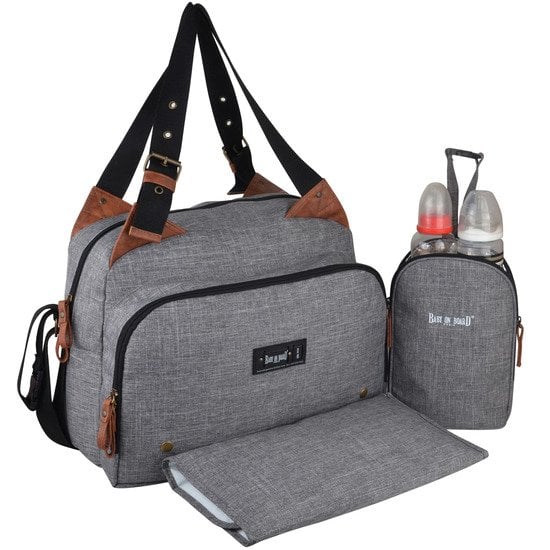 Sac à langer Titou   City Grey        de               Baby On Board